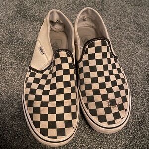 Black and white checkered Vans!